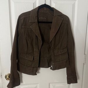GAP Women's Utility Jacket in Brown size medium